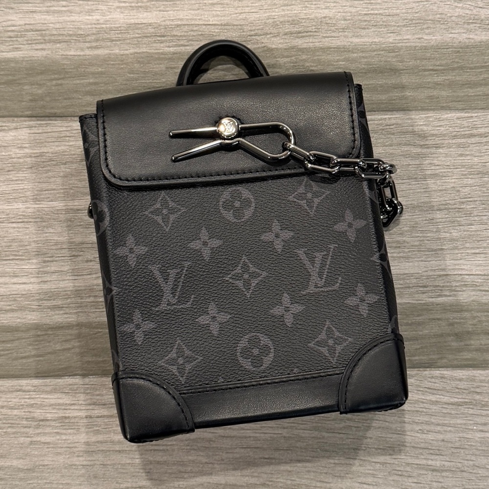 Louis Vuitton Nano Steamer Monogram Black Eclipse Bag LV M82774